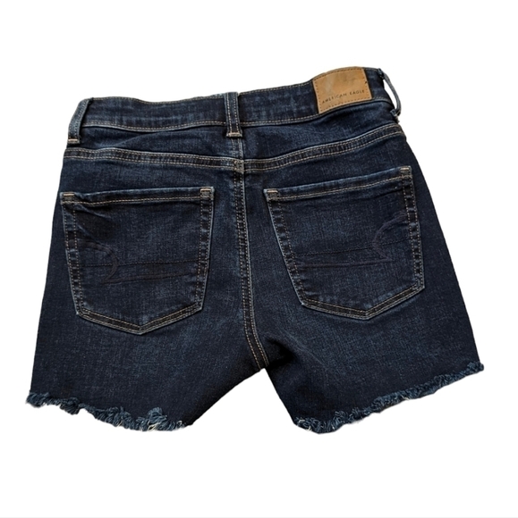 American Eagle High rise shortie Next level stretch shorts size 00 - Picture 2 of 7